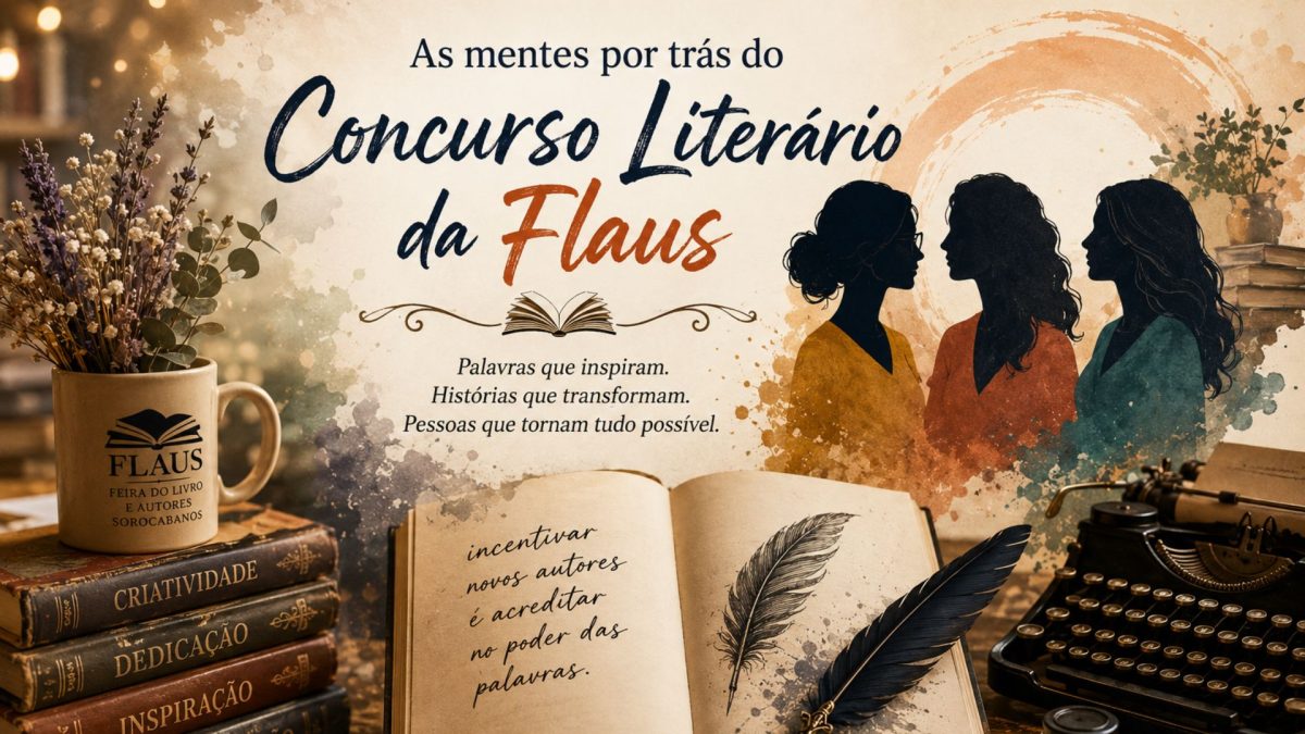Imagem destacada: As mentes por trás do Concurso Literário da Flaus